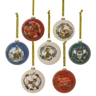 Ensemble de boules de Noël Bambi