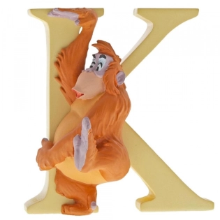 Disney Buchstabe K mit King Louie