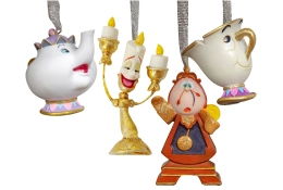 Ensemble de décorations suspendues La Belle et la Bête