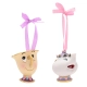 Chip & Mrs Potts hangdecoratie-set