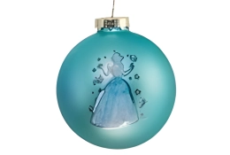 Boule de Noël en verre Cendrillon