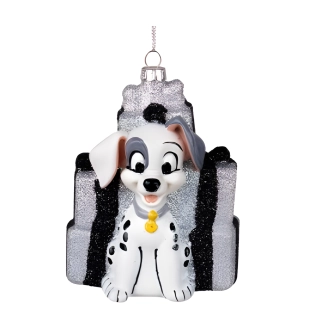 Glazen kerst ornament Dalmatier