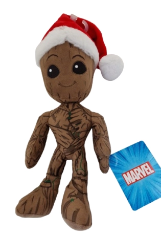 Grand modèle avec bonnet de Père Noël 25 cm