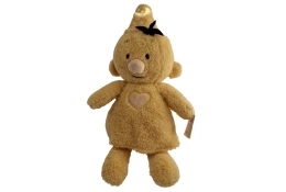 Peluche Bumba jaune douce et câline de 35 cm