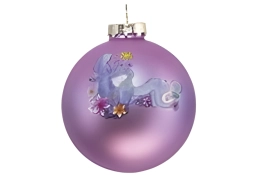 Boule de Noël en verre Raiponce