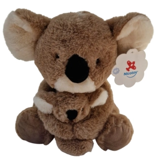 Koala avec un bébé en peluche 