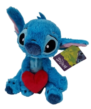 Peluche cœur Stitch 25 cm
