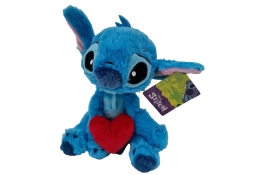 Peluche cœur Stitch 25 cm
