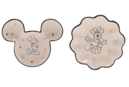 Ensemble de 2 plateaux à bijoux Disney Mickey et Minnie