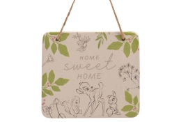 Plaque murale Bambi Home Sweet Home