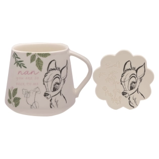 Bambi Tasse & Untersetzer set ‘Nan‘