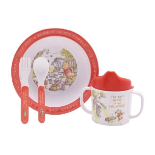 Disney Winnie Puuh Kindergeschirr – 4-teiliges Set