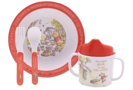 Disney Winnie the Pooh  Kinderservies – 4-delige set
