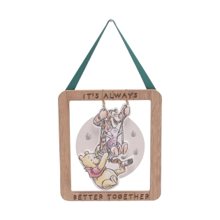 Disney Winnie Puuh & Tigger Holz Hängeschild – „It’s Always Better Together“