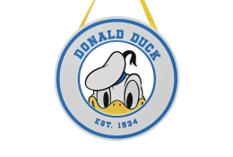 Décoration murale Donald Duck, plaque qui regarde