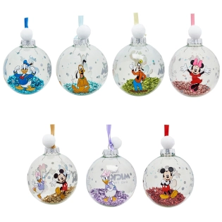 Disney Mickey & Friends 7er-Set Weihnachtskugeln