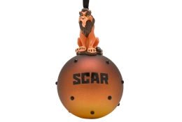 Disney Scar glazen kerstbal
