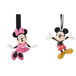 Disney „Mickey & Minnie“ Resin HangOrnament – 2er-Set