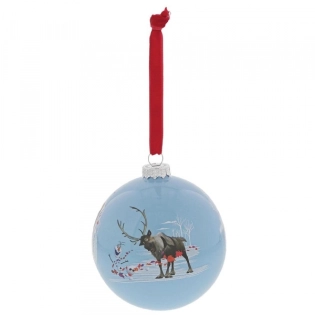 Boule de Noël glacée