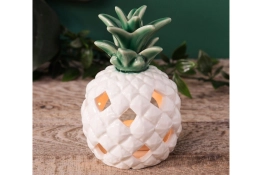 Witte ananas theelichthouder