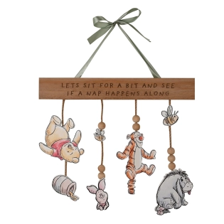 Winnie the Pooh houten wandhanger mobile met figuren