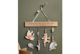 Winnie the Pooh houten wandhanger mobile met figuren