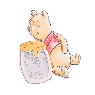 Winnie Puuh Holz-Fotorahmen – „Honigtopf“