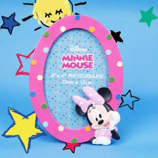 Minnie Mouse Fotorahmen mit Punkten