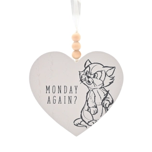 Disney Cats & Dogs Herzschild – „Monday Again“
