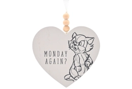 Disney Cats & Dogs Heart Plaque Monday Again