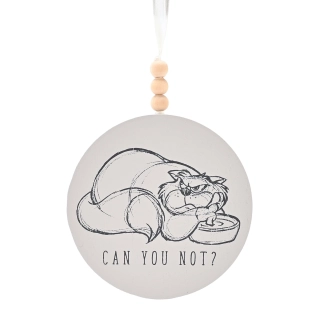 Disney Cats & Dogs Round Plaque Can You Not