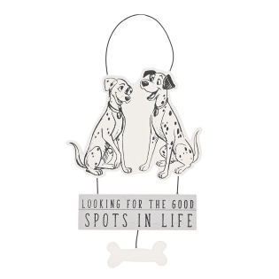 Disney Dogs Small Schild – Dalmatiner (Looking for the good spots in life)