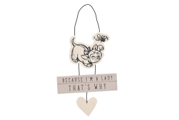 Disney Cats & Dogs Peg Small Plaque