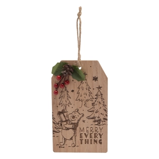 Winnie the Pooh houten wandhanger