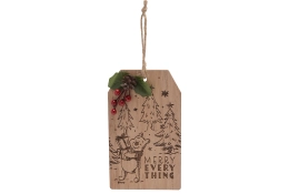 Winnie the Pooh houten wandhanger