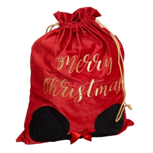 Sac cadeau de Noël Disney Minnie Mouse et Minnie