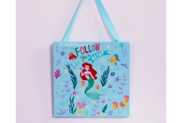 Disney Princess Aqua Little Mermaid Bordje