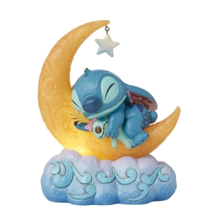 Stitch & Scrump on Light-up Moon Figurine