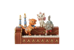 Disney Aristocats kittens op piano beeldje voorkant