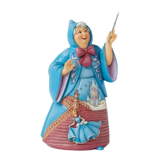 Disney Traditions Fairy Godmother beeldje voorkant