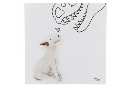 Jimmy le Taureau - Peinture « Amour des dinosaures »