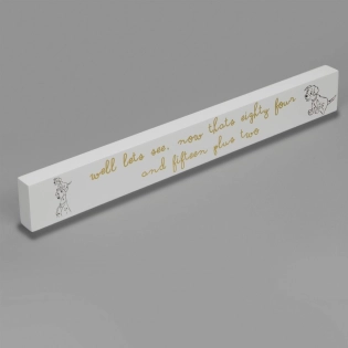 Disney Schild 101 Dalmatiner