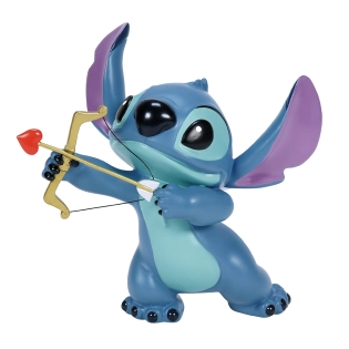 Stitch Valentine Moment beeldje - Disney Showcase