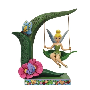 Tinker Bell on Swing beeldje - Disney Traditions