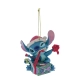 Stitch Unwrapping Gift kersthanger - Disney Traditions
