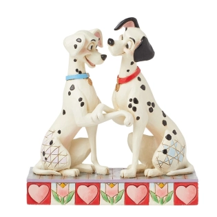 Pongo & Perdita beeldje - Disney Traditions