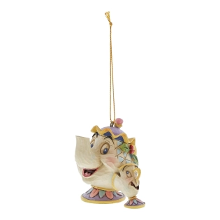 Mrs Potts & Chip kersthanger - Disney Traditions