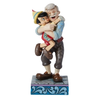 Gepetto & Pinocchio beeldje - Disney Traditions