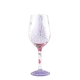 “Beautiful Bridesmaid” Hand-painted Artisan Wine Glass