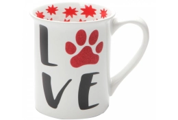Mug à paillettes Love